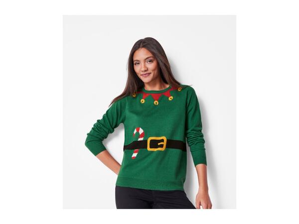 Esmara Ladies' Premium Christmas Jumper With Music