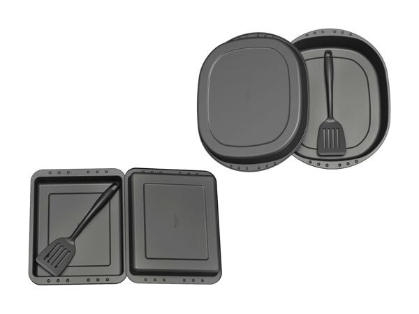 Set de plats à four et moules, 3 pièces