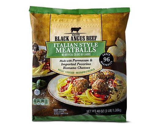 Black Angus Premium Beef Meatballs Original or Italian