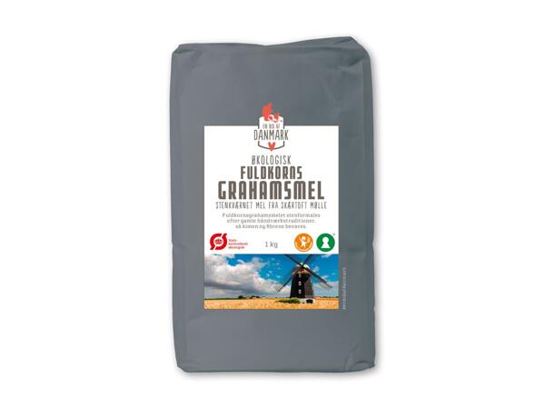 Økologisk rug- eller grahamsmel