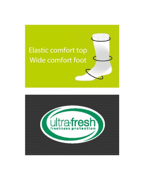 Blue Diabetic Friendly Socks 3 Pack