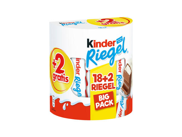 KINDER ČOKOLÁDA 18 + 2 ZDARMA