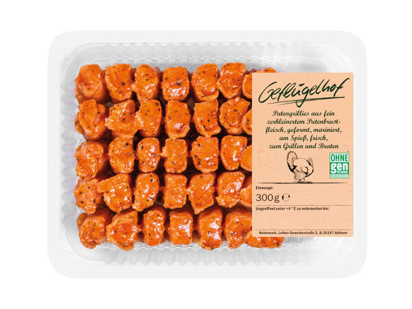 Frische Puten-Grillies