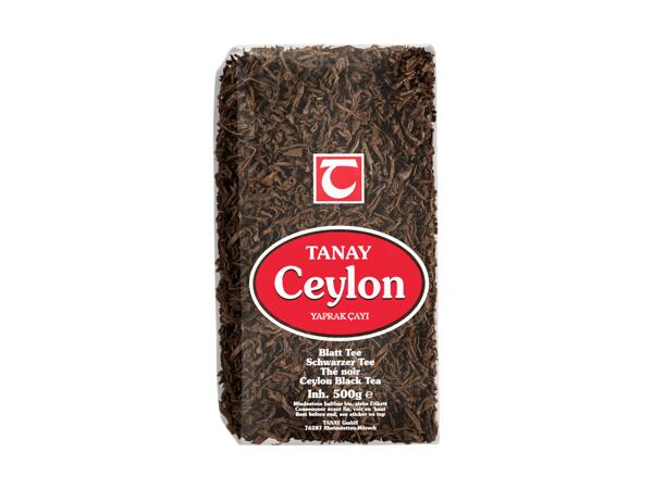 Thé noir Tanay Ceylon