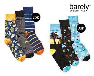 Men's Business or Novelty Socks 3pk