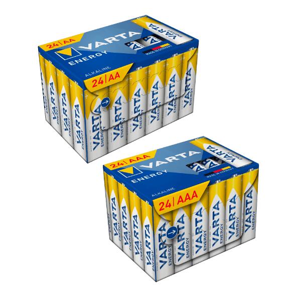VARTA(R) 				Piles alcalines, 24 pcs