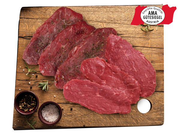 Frische Minutensteaks vom Rind