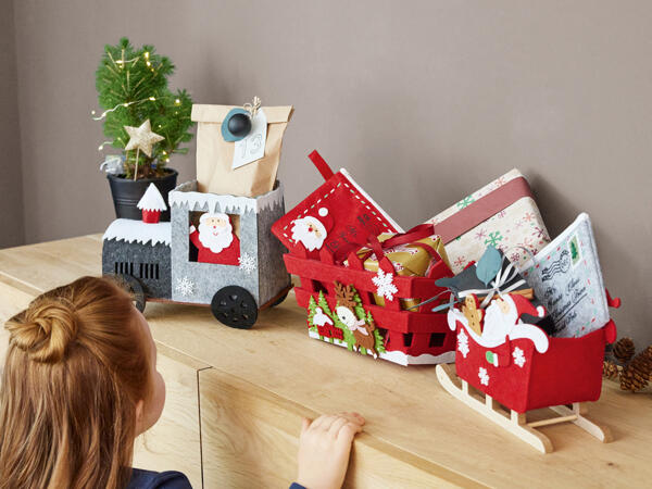 Christmas Basket or Pouch