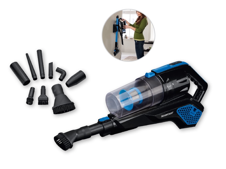 SILVERCREST 22.2V Li-Ion Cordless Hand-Held Cyclonic Vacuum Cleaner
