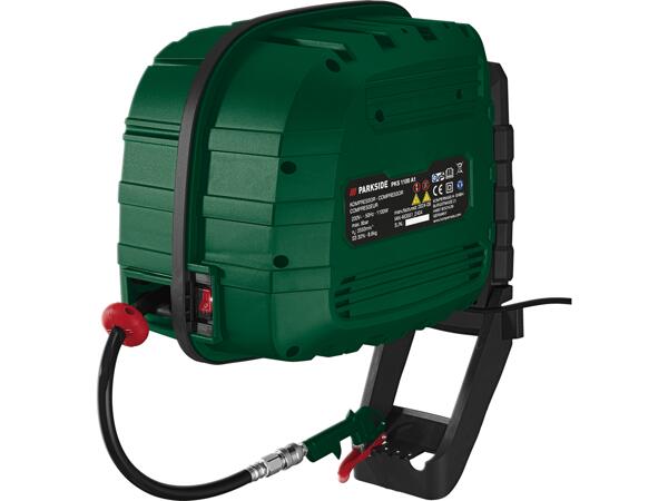 1100W Compressor with Automatic Hose Reel