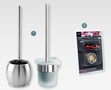 EASY HOME(R) Bad-Accessoires/Klebebefestigungs-Set