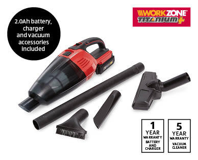 20V Cordless Workshop Stick Vacuum Kit