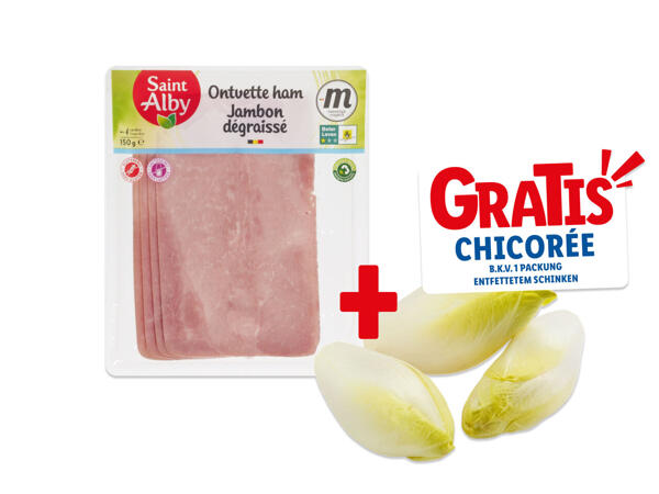 Entfetteter Schinken