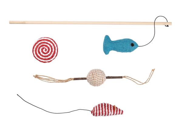 Zoofari Cat Fishing Rod Toy