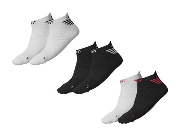 Chaussettes de course, set de 2 paires