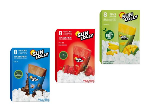 Glaces à congeler chez soi Sun Lolly