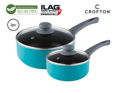 Coloured Saucepan Set 2pc