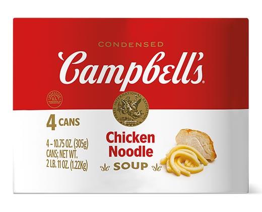 Campbell's Condensed Chicken Noodle Soup 4 Pack