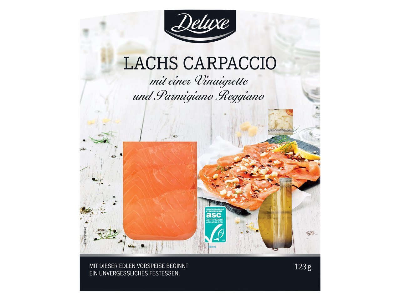DELUXE ASC Lachscarpaccio