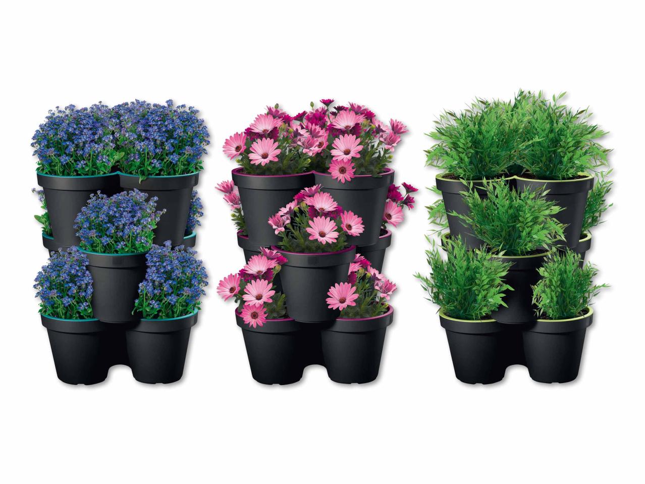 Set de cache-pots, 3 pièces