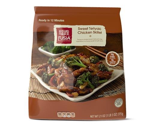 Fusia Asian Inspirations 
 Sweet Teriyaki or Sesame Ginger Chicken Skillet