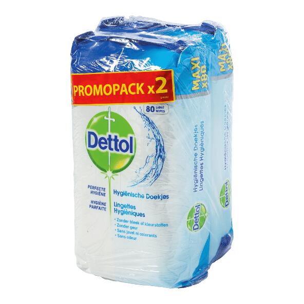 DETTOL(R) 				Schoonmaakdoekjes, 2-pack