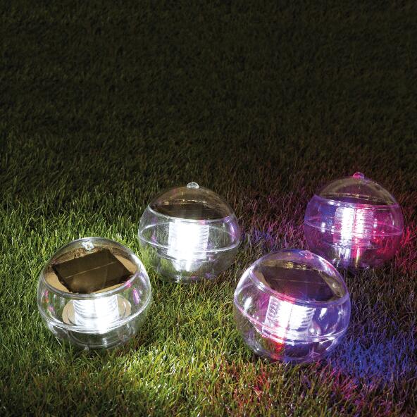 Boules lumineuses décoratives, 2 pcs