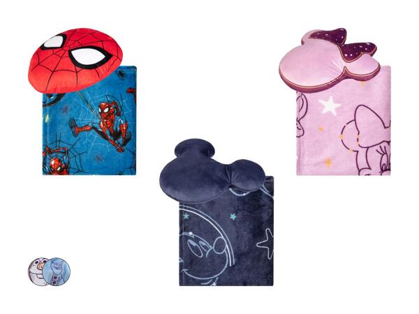 Coperta morbida con cuscino decorativo Disney