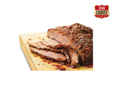 Morton's of Omaha USDA Choice Salt & Pepper or Texas BBQ Beef Brisket