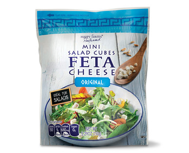 Happy Farms Preferred Mini Feta Salad Cubes or Feta Snack Cubes