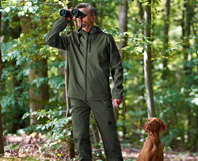 CRANE Damen-/Herren-Jagd-Softshell-Jacke