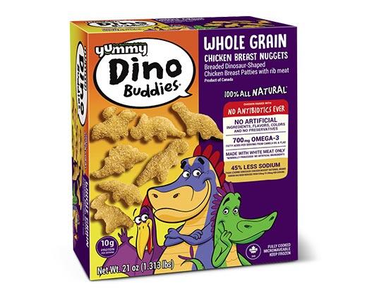 Yummy 
 Whole Grain or Veggie Chicken Dino Buddies
