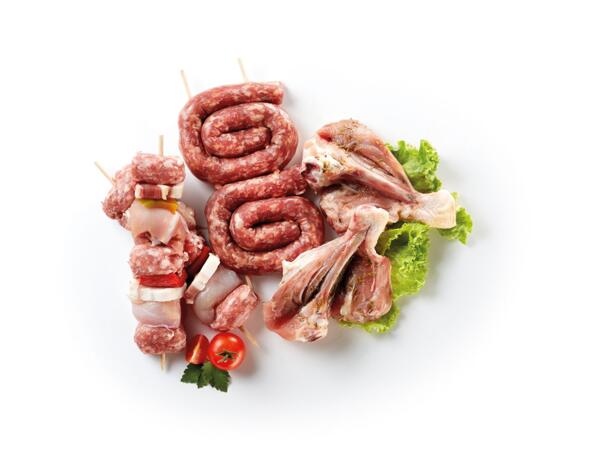 Grilled Pork and Chicken Meat