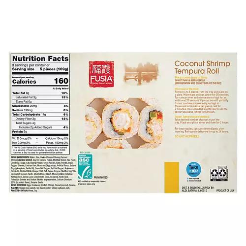 Coconut Tempura Shrimp Roll, 11.5 oz
