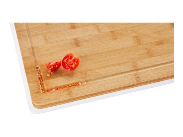 Livarno Home 2 in 1 Bamboo Chopping Board & Hob Cover