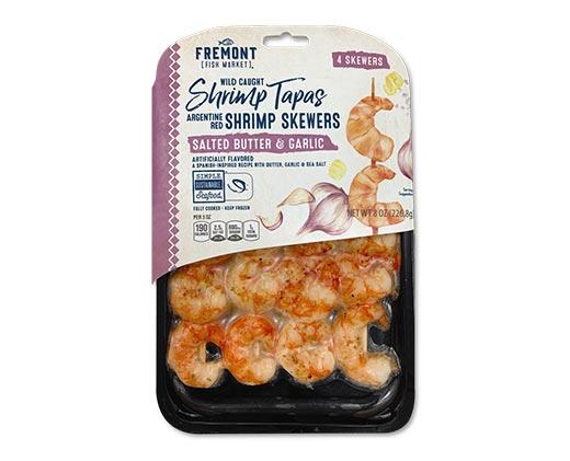 Fremont Fish Market 
 Wild Caught Argentine Shrimp Skewers Assorted Varieties