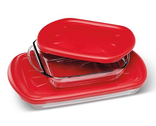 Crofton 4 pc. Glass Bake and Store