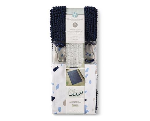 Huntington Home 
 14-Piece Bath Rug and Shower Set