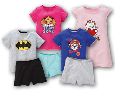 Pyjama shorty pour tout-petits/enfantsBATMAN™/PAW PATROL™/PUMMEL EINHORN