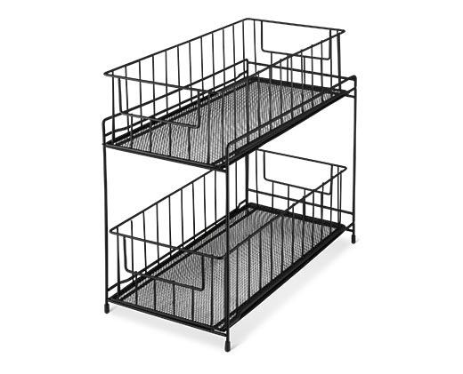 Huntington Home 2 Tier Mesh Organizer