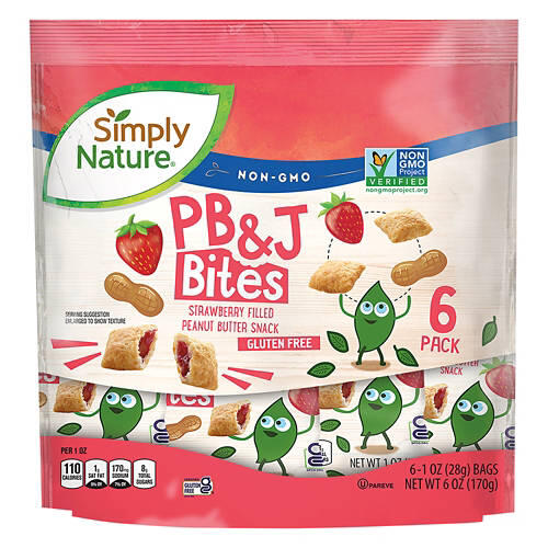 Gluten Free Peanut Butter & Jelly Bites, 6 count