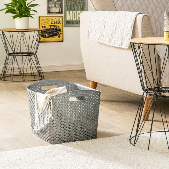 Aufbewahrungsbox im Rattanlook