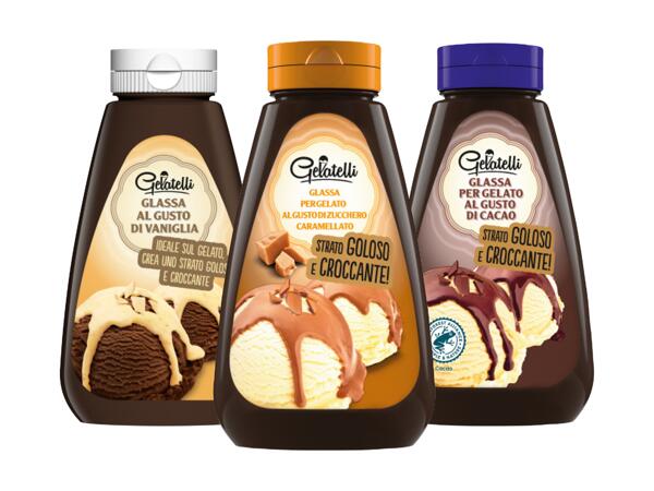 Ice cream glaze