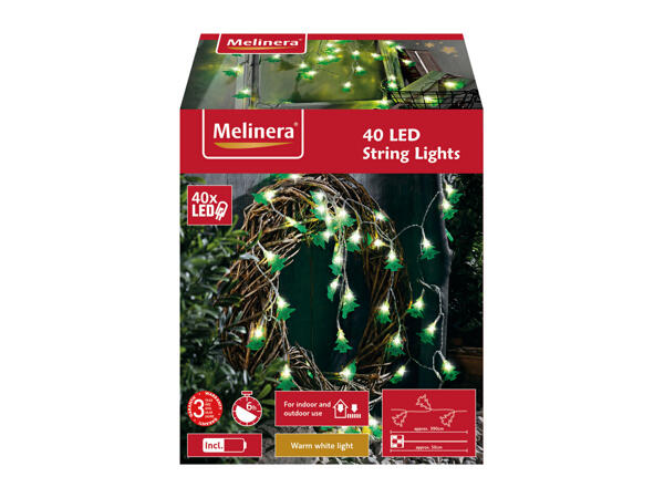 Melinera 40 LED Battery Lights