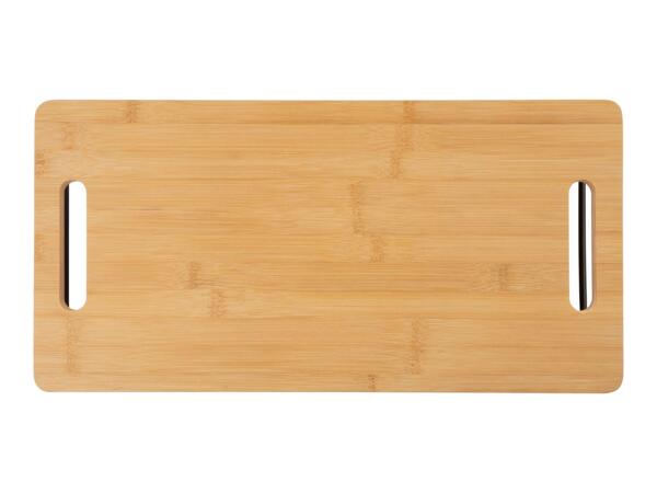 Livarno Home Bamboo Serving Plate/​Bamboo Lazy Susan