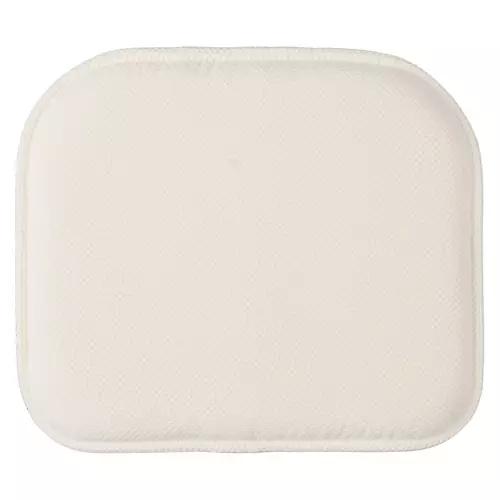 Memory Foam Chair Pad, White
