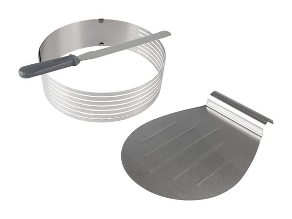 Pelle à tarte/​coupe-gâteau en acier inox
