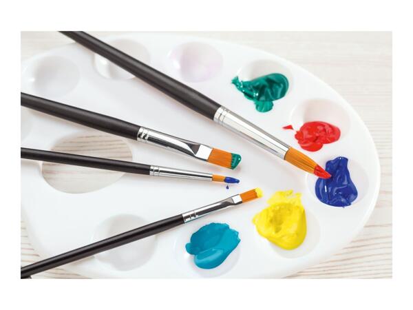 Crelando Round & Flat Brush Set