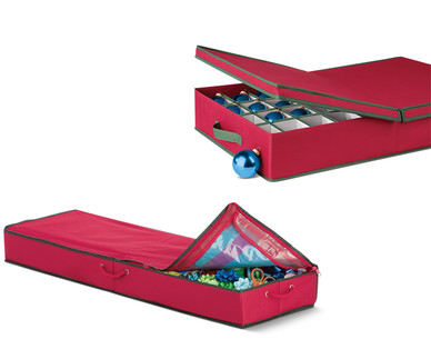 Easy Home Gift Wrap or Ornament Storage