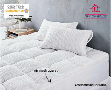Bamboo Jacquard Mattress Topper – Queen Size